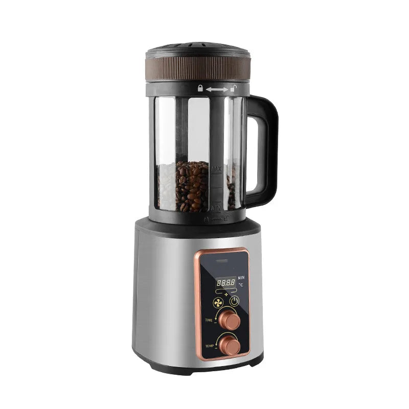 Coffee Bean Roaster Small Household Commercial Temperature Regulating and Cooling Automatic Timing Hot Air Bean Roast Kitchen