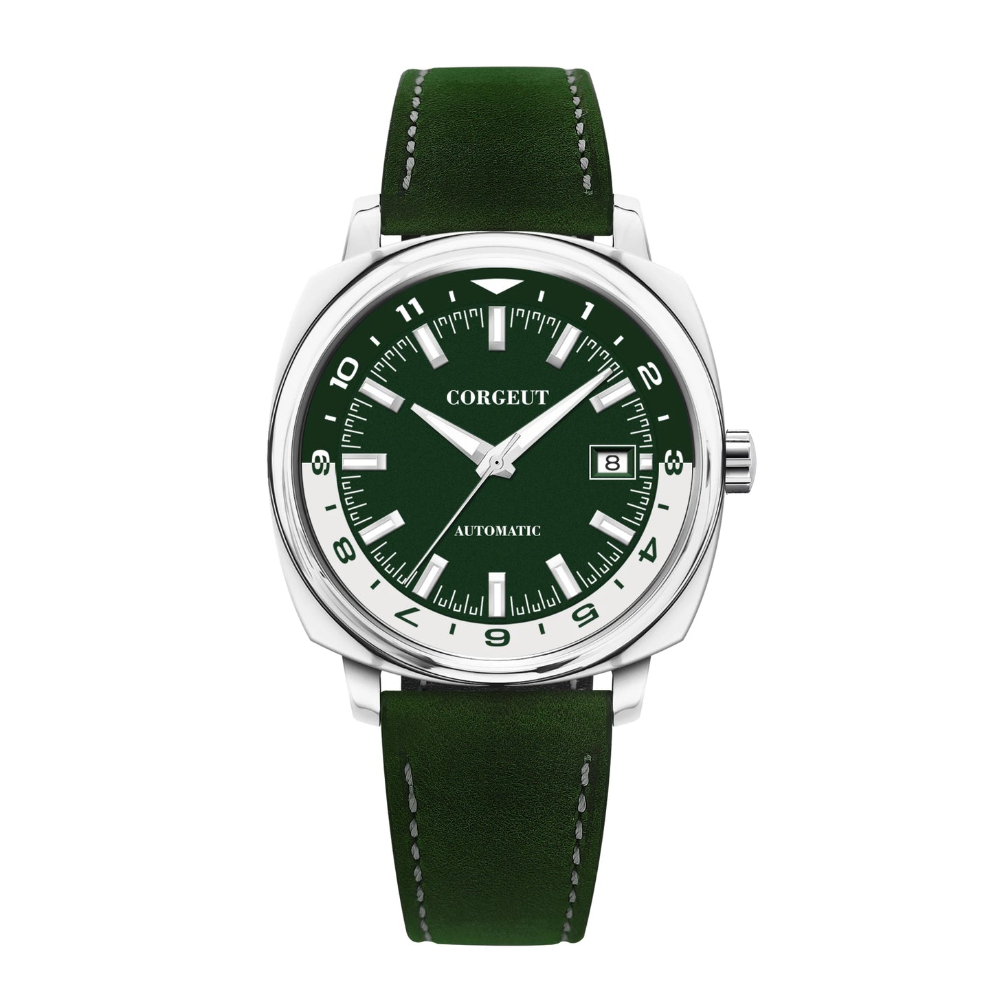42Mm Classic Square Mechanical Watches for Men Japan NH35 Movement Sport Luxury Clock Pilot Men Wristwatch