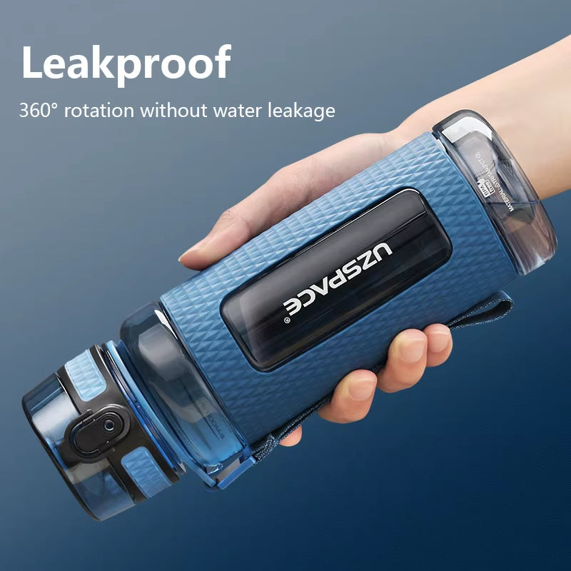 Sports Water Bottles Gym Leak-Proof Drop-Proof Portable Shaker Outdoor Travel Kettle Plastic Drink Water Bottle BPA Free