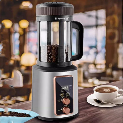 Coffee Bean Roaster Small Household Commercial Temperature Regulating and Cooling Automatic Timing Hot Air Bean Roast Kitchen