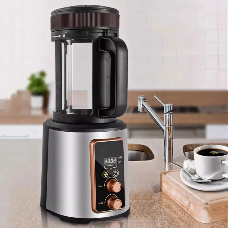 Coffee Bean Roaster Small Household Commercial Temperature Regulating and Cooling Automatic Timing Hot Air Bean Roast Kitchen