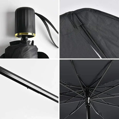 Car Foldable Windshield Sun Shade Umbrella Car Sunshade Front Window Cover for UV Ray Block & Sun Heat Car Sunshade Umbrella