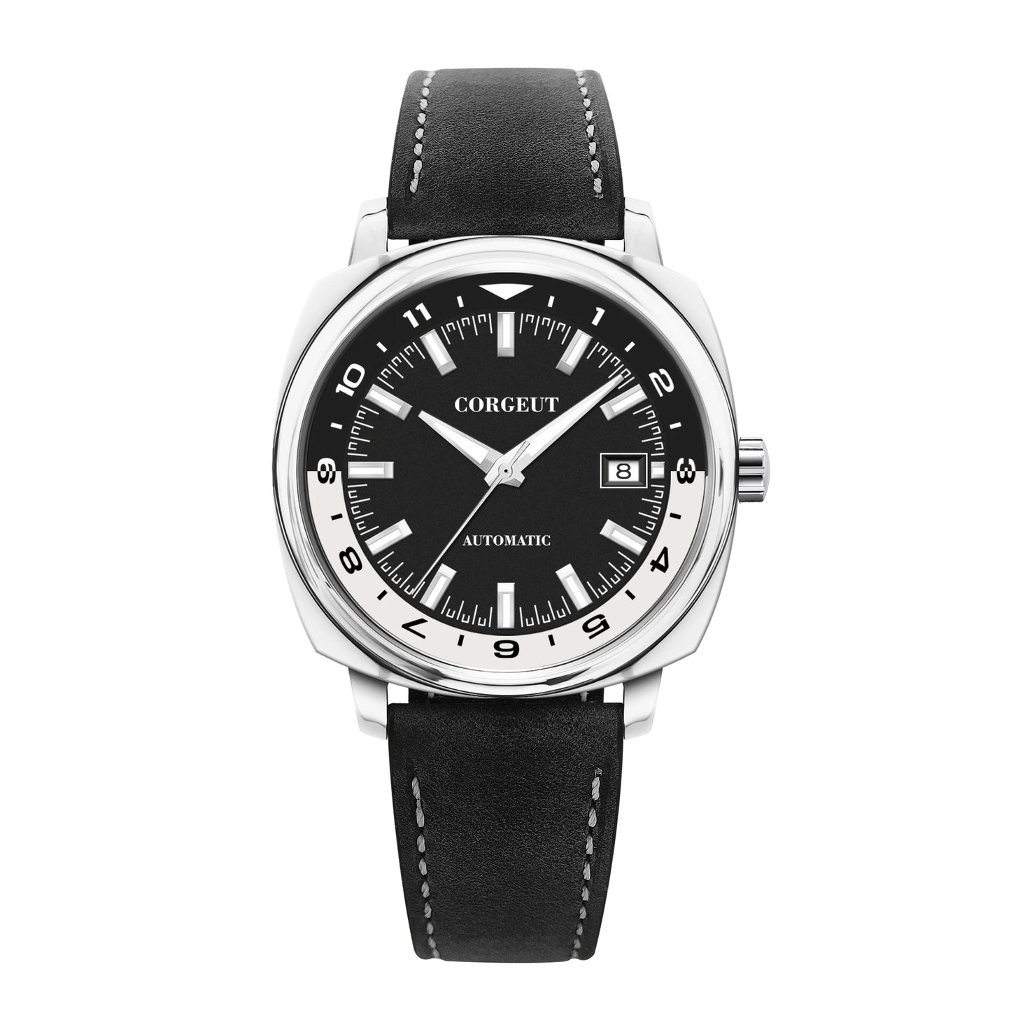 42Mm Classic Square Mechanical Watches for Men Japan NH35 Movement Sport Luxury Clock Pilot Men Wristwatch