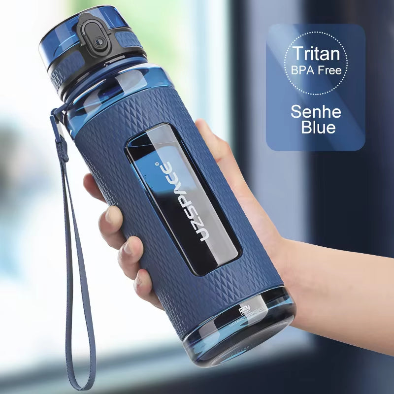 Sports Water Bottles Gym Leak-Proof Drop-Proof Portable Shaker Outdoor Travel Kettle Plastic Drink Water Bottle BPA Free